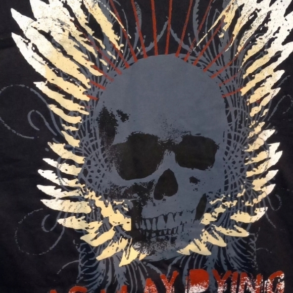 As I Lay Dying T-SHIRT Mens SIZE Adult XL Black 100% Cotton Rock tee - Picture 2 of 2